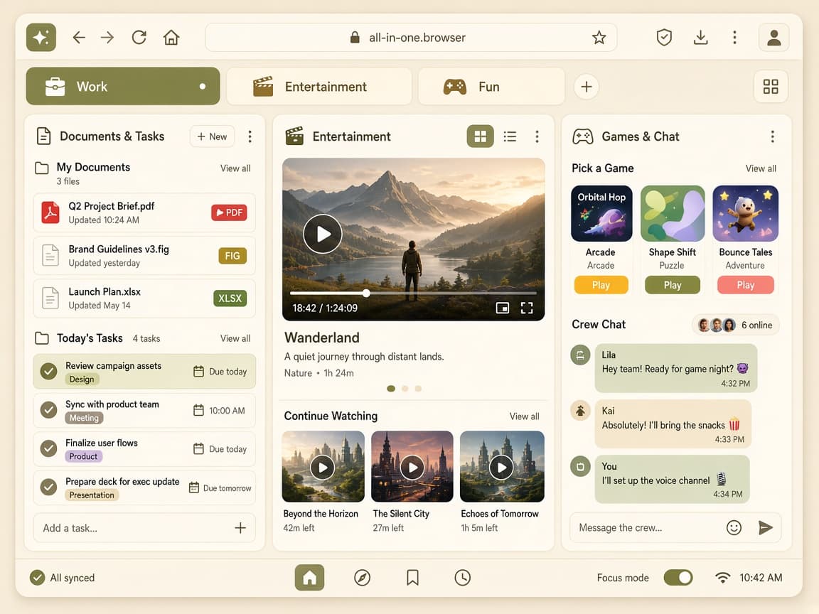 All-in-One Browser preview